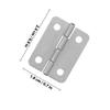 20Pcs Jewelry Box Hinges Iron Hardware Durable Not Easy to Fade DIY Accessory Small Hinges DIY Accessories 1.2inch Mini Hinge