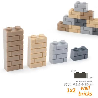 500 ks DIY Stavební kostky Nástěnné figurky Kostky 1x2 Knoflíky Vzdělávací Kreativní hračky pro děti Velikost Kompatibilní s 98283