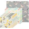 9/10Pcs Food Fresh Keeping Storage Wrap Beeswax Reusable Kitchen Bread Sandwich Wraps Fruit Vegetable Cheese Food Wrapping