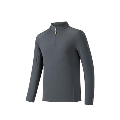Champion Outdoor Series Simple Soft Thin Moisture-Wicking Comfortable Long Sleeve Knit Shirt Men Tops 152540412-2