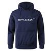 Mens Hooded Cotton Blend Sweatshirt With Printed Design Regular Fit Casual Wear