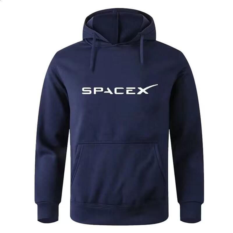 Mens Hooded Cotton Blend Sweatshirt With Printed Design Regular Fit Casual Wear