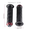 Universally Motorcycle Hand Grips Rubber End Thrusters Grip Handlebar Grips for Scooter Electric Bike Modification