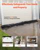 Flood Barrier, 10 Pack, 1530 X 210 Mm Flood Bags with Bucket, Reusable Water Absorbent Barrier Activated by Water, Sandless Sandbags Blockage,