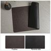 Double-Sided Placemat Waterproof Oil-Proof Heat Resistant Coaster for Dining Table Faux Leather Non-Slip Pad for Restaurant
