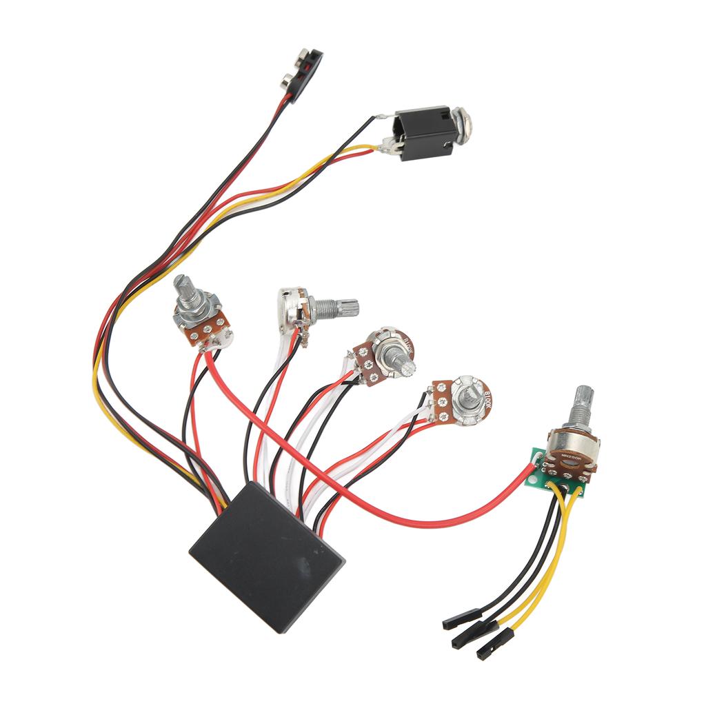3 Way Amplifier Wiring Harness Power Circuit Wiring Kit Electric Guitar Bass Accessories
