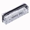 1Pcs Kawaii Pencil Case Cartoon Transparent Letter Octagonal School Pencil Box Pencilcase School Supplies Stationery