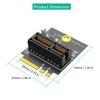 M.2 Key A+E To PCIE 1X Adapter PCIE Converter Card Easy Installation Risers Card 4Pin Power Supply Accessories