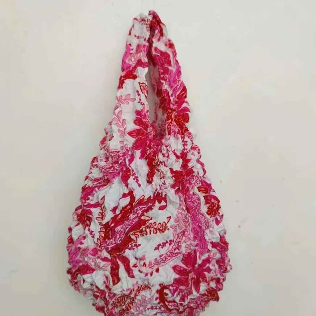 Reusable Bubble Foldable Stretch Bag Large Capacity Magic Stretch Puff Bag Travel