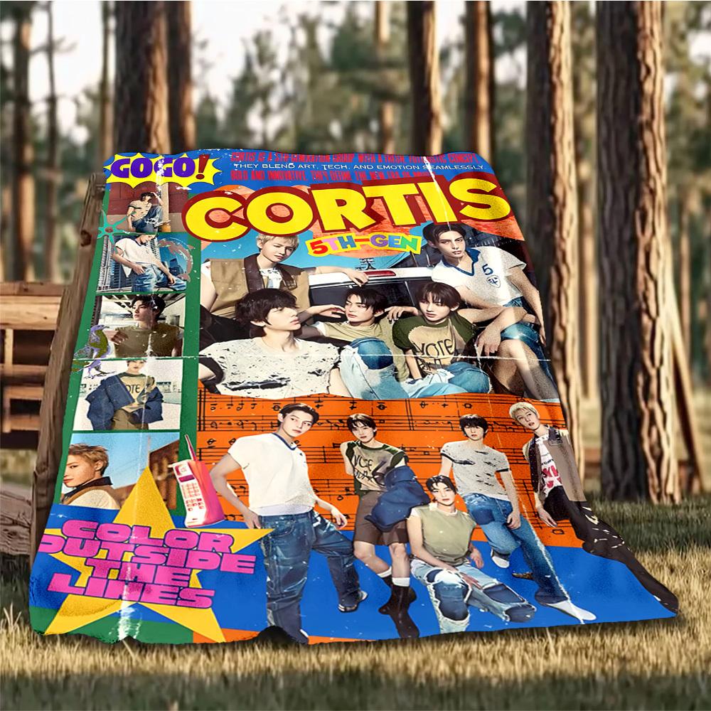 1 Stück Cortis Outdoor Weiche Decke Ultra Flauschig, Warm, Vielseitig und Pflegeleicht für Camping, und