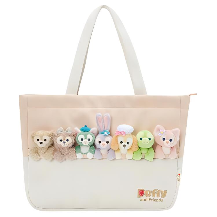 New Disney Fabric Tote Canvas Bag Shoulder Bag Regular Women's Pink 400060391801