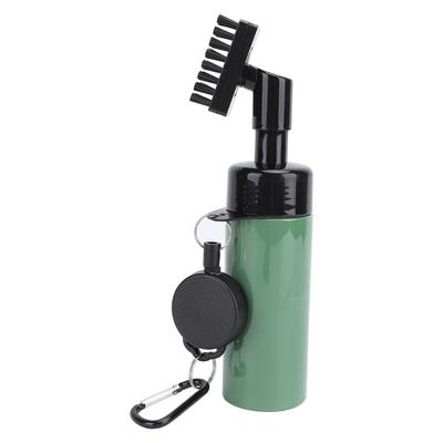Club Brush Cleaner Club Cleaning Brush Spray Water Club Brush with Retractable Clip for Clubs