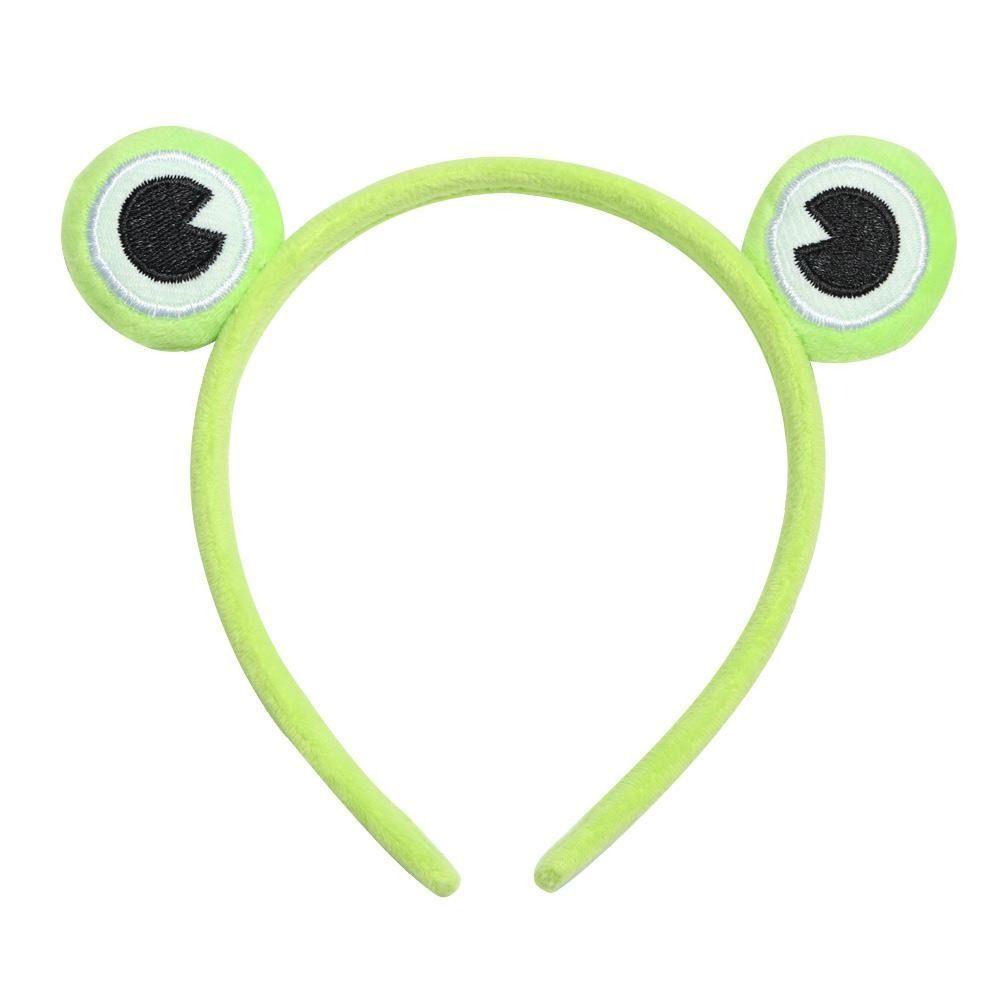 Elastic Face Wash Headband Cartoon Frog Headband Cute Makeup Headband  Woman Girls
