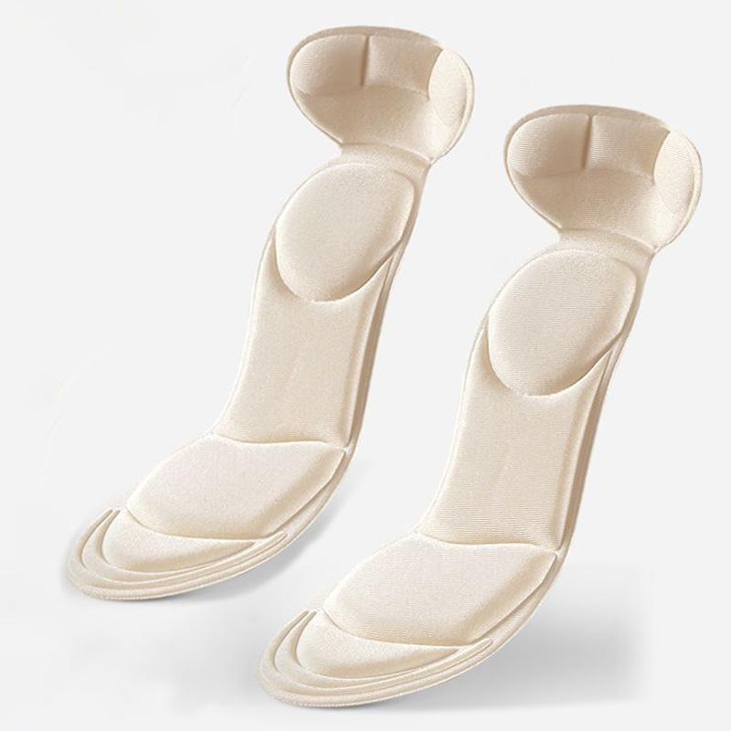 1Pair Sponge Memory Foam Insole Pad Inserts Heel Post Back Breathable Anti-slip For High Heel Shoe Insert Protector Shoes Insole