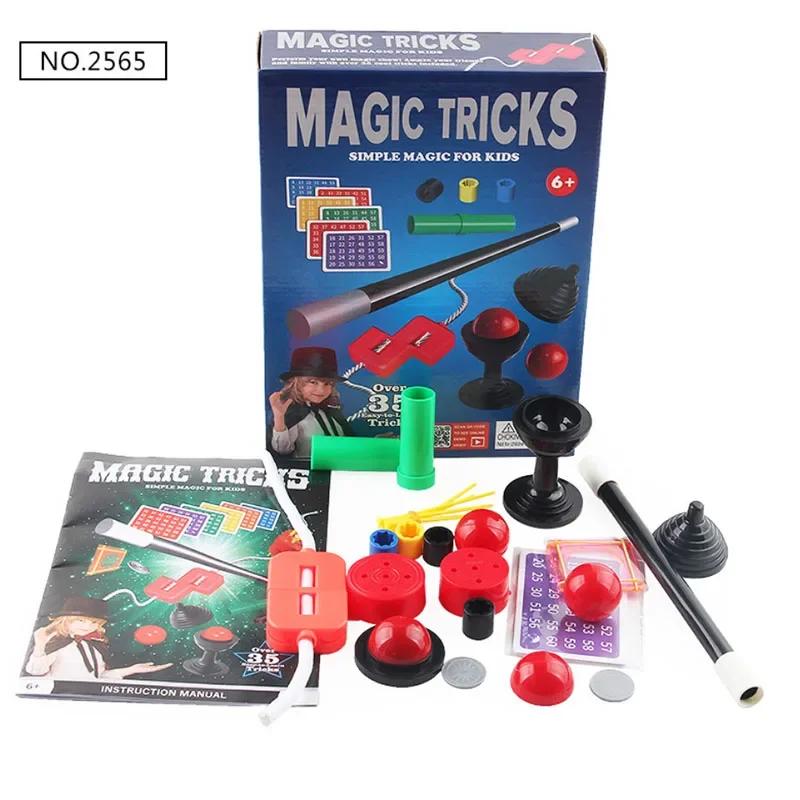 Puzzle Magic Kit Set Magic Tricks Fun Stage Close Up Magia Magician Mentalism Illusion Gimmick Prop Classic Toys Gift For Kids