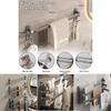 Versatile No-drill Space Aluminum Towel Rack In Stylish Gun Grey For Your Bathroom