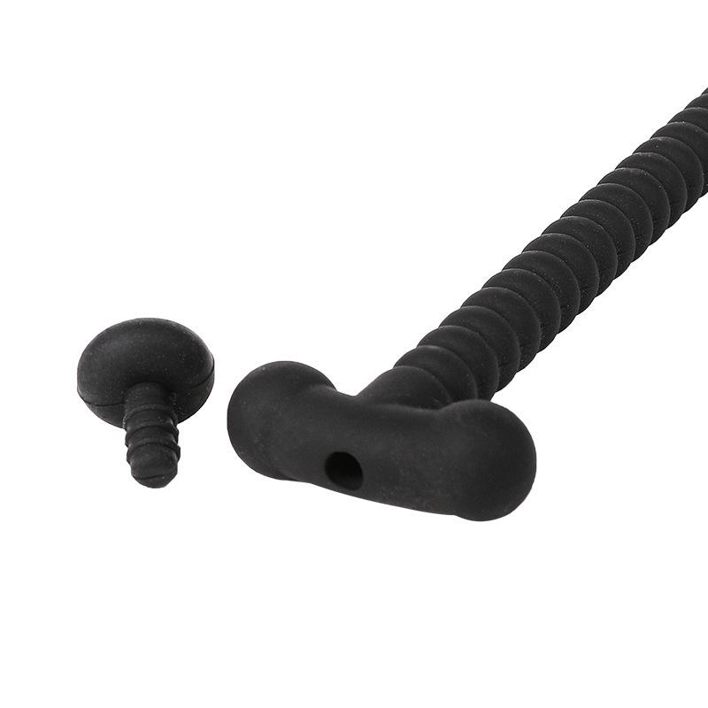 Threaded Silicone Catheter for Men, Urethral Stimulation, SM Play