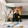Adventure Movie G-Good Omens 2 Pillow Case Office Cushions Suitable For Sofa Car Bedroom Decorative Cushion Cover