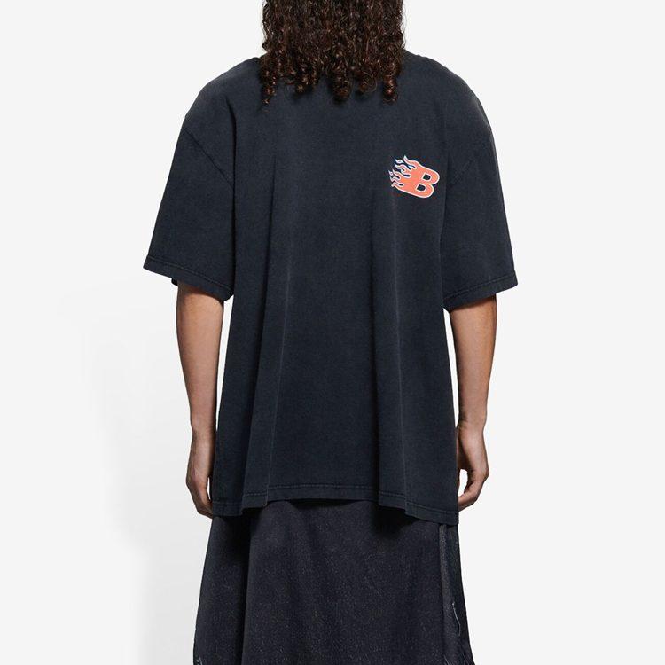 Balenciaga Flames T Shirt 656978TKV701076