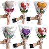 10Pcs Mini Love Flower Holding Balloons Bouquet of Flowers Balloons Valentines Day Mothers Day Party Wedding Diy Decors