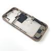 Pro iPhone 16 Pro Celý kryt Střední rám Rámeček S flex kabelem hlasitosti a napájení Boční tlačítka Šasi Náhradní díly