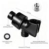 1 PC Adjustable Shower Head Bracket Rotating Connection Shower Arm High-Quality High Load-Bearing ABS Shower Rack Base