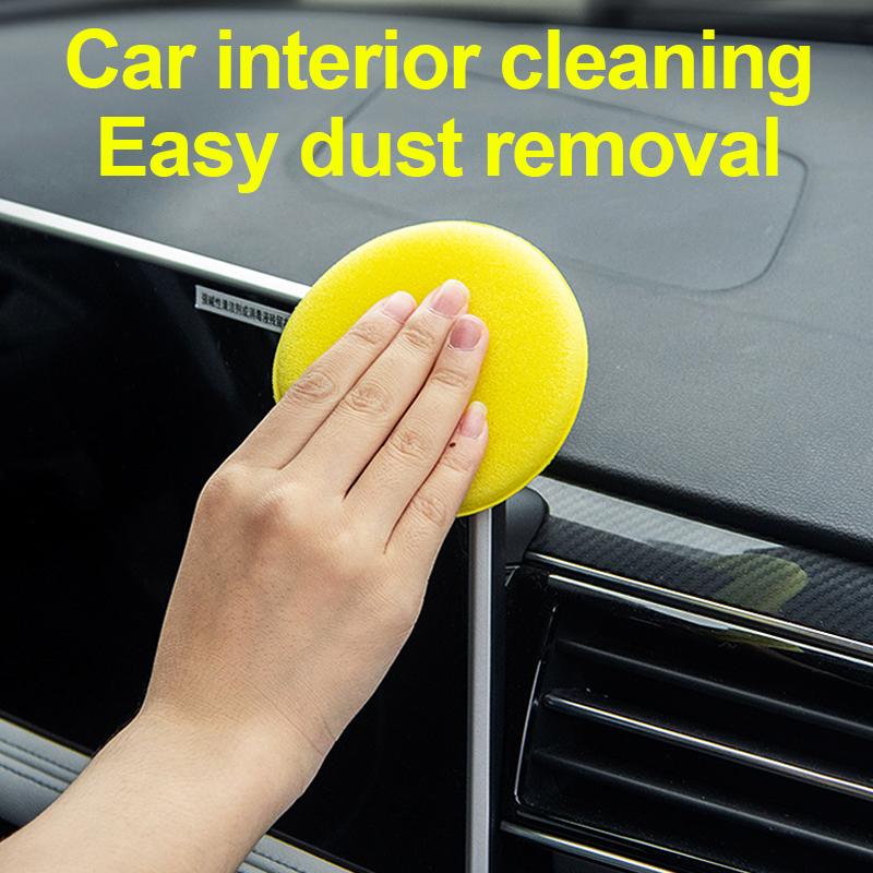 Car Foam Sponge Wax Applicator Cleaning Detailing Pads Car Waxing Polishing Pad Home Car Wash Care 10cm Car Cleaning Kit
