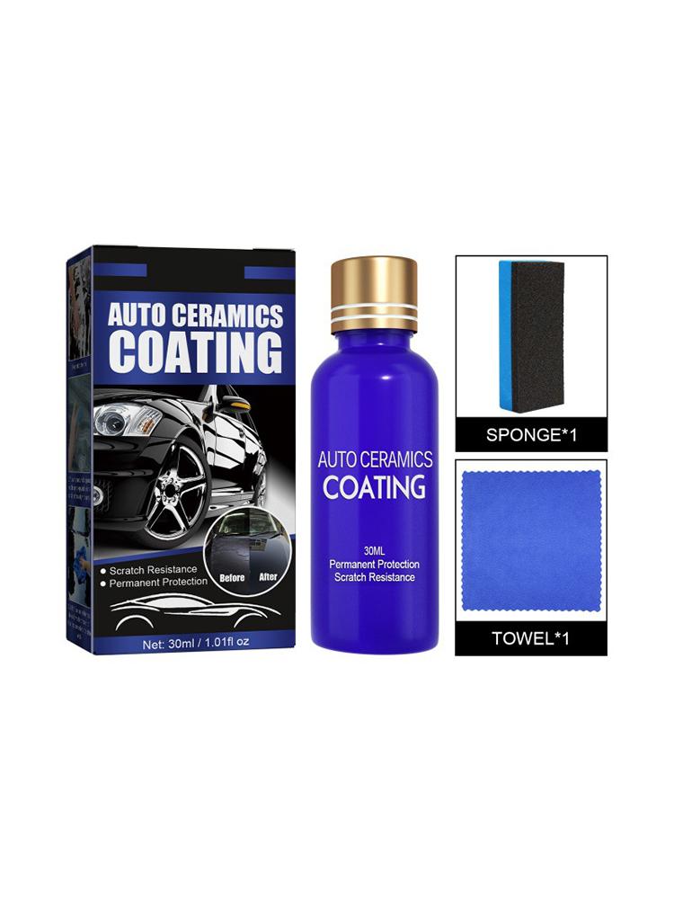 

Авто Негорючая 9H Керамика 30 мл 10H Устойчивое к царапинам Авто Керамическое Стекло Покрытие Жидкий Гидрофобный Уход За Краской Полироль Супер Детейлинг