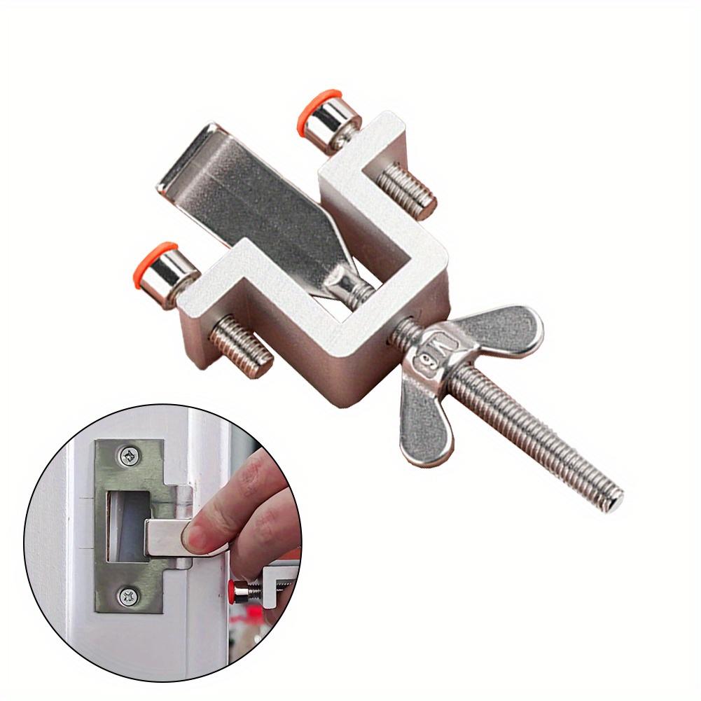 1Pc Portable Door Lock Dual Nut Adjustment Body Hotel Door Locks Self-Defense Door Stopper Travel Anti-theft Safety Lock.