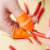 1set Vegetable Picking Artifact Finger Cots Multifunction Thumb Knife Silicone Picking Vegetables Special for Pepper and Chili