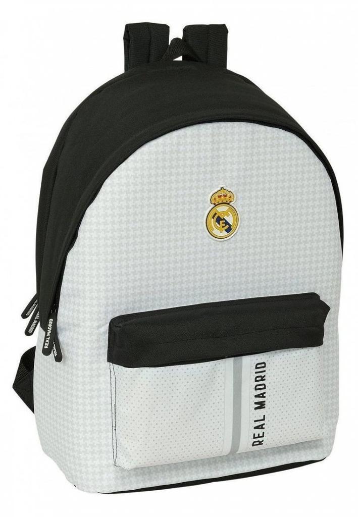 Real Madrid Sports Backpack with Laptop Space 612454820 White