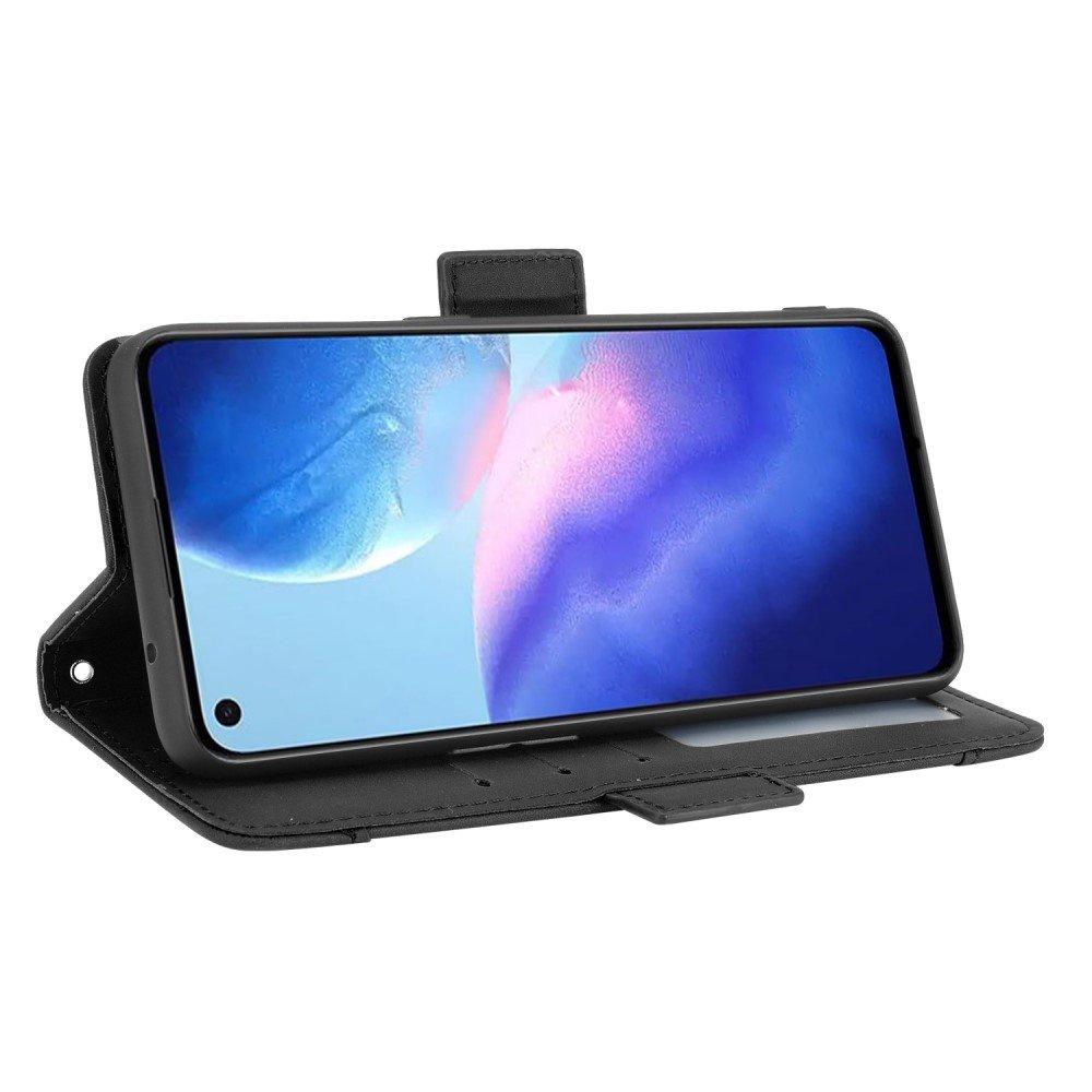Flip Case for Oppo Reno 5 5G, Card Slot, Black