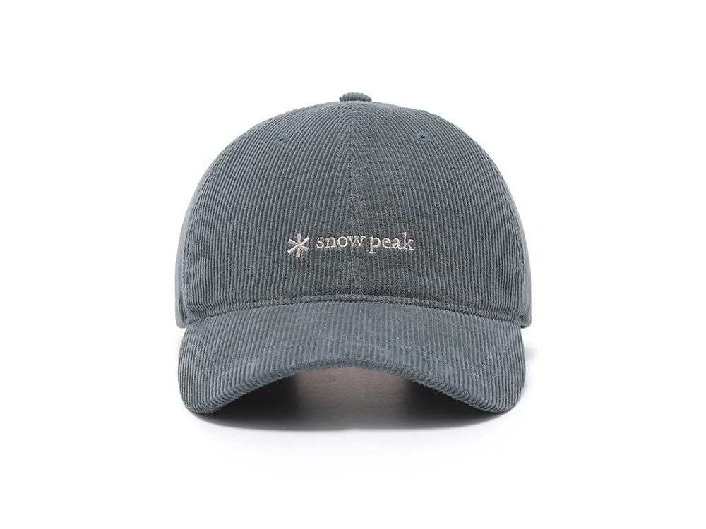 Snow Peak Corduroy Ball Cap GS-S25FUFBC63, Headwear, Cap, Hat, Men's/Women's, Light Blue, Size L