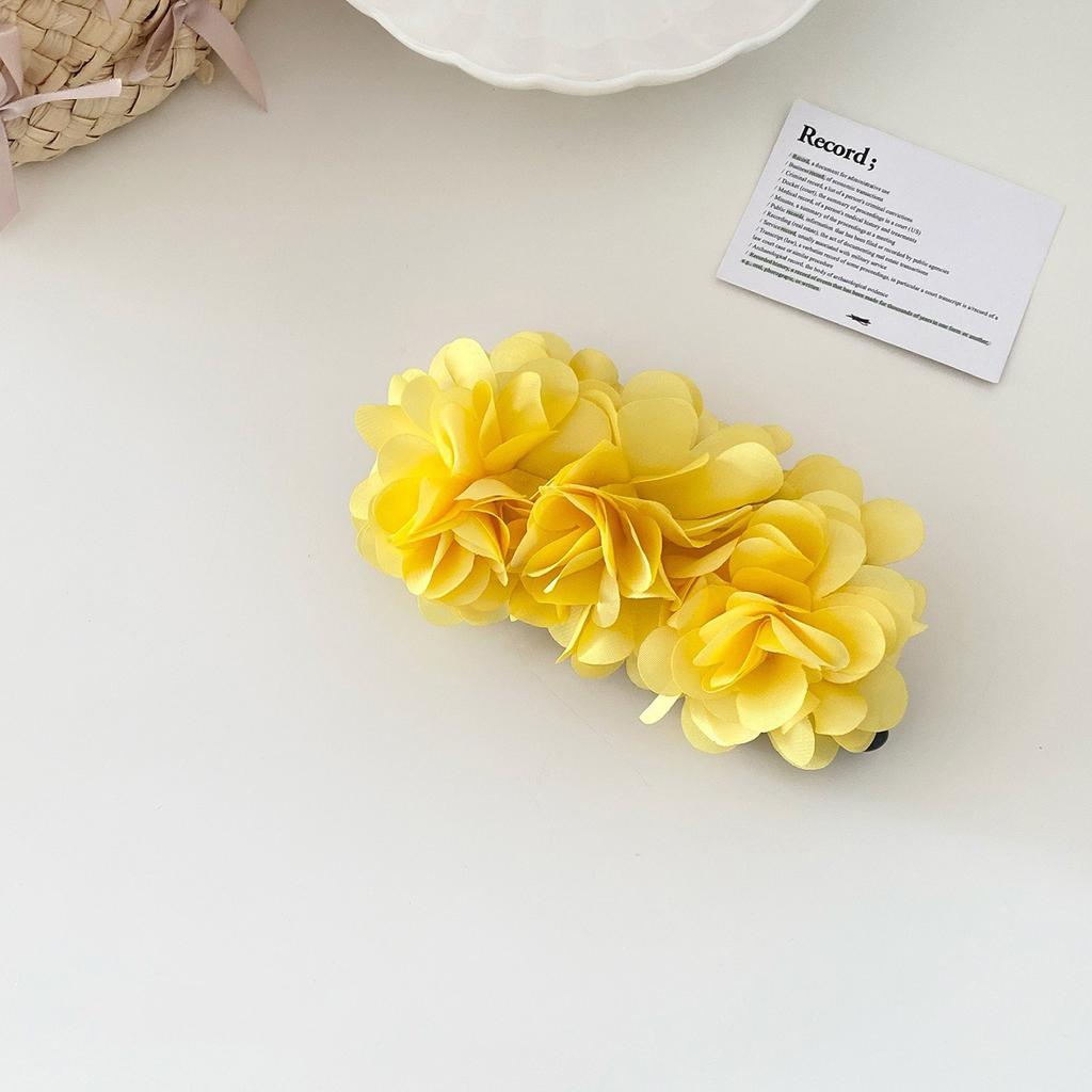 Sweet and Romantic Rose Hair Clip for Ladies Elegant Banan Clip Multiple Ways To Wear Daily Outfit Ponytail Convenient Hair Clip