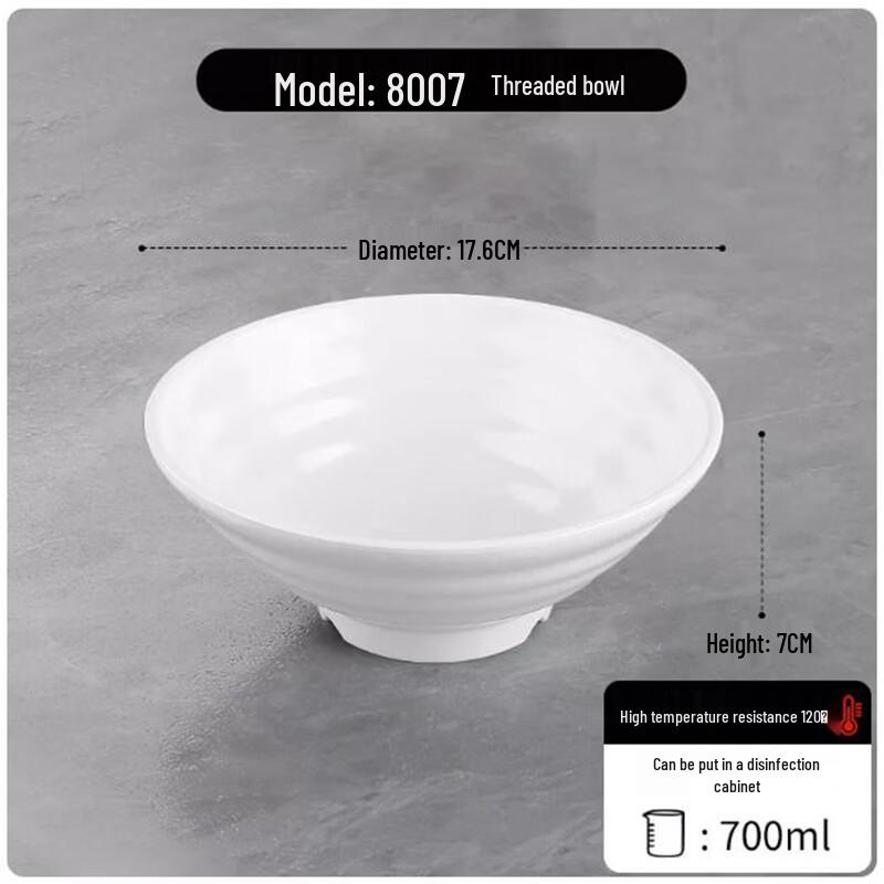 Upgraded Thickened Melamine Ramen Bowl
