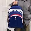 Schoolbag Shark Funny Couple Backpack 1011 New Personalized Creative Backpack Large Capacity Student Trend Luminous Schoolbag