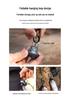 Koman BKZ39 Gas Lighter Torch with One-Press Refill Valve
