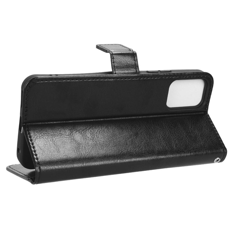 Wallet Phone Case for Nokia C32 PU Leather Flip Cover Crazy Horse Texture Stand Shockproof Cover