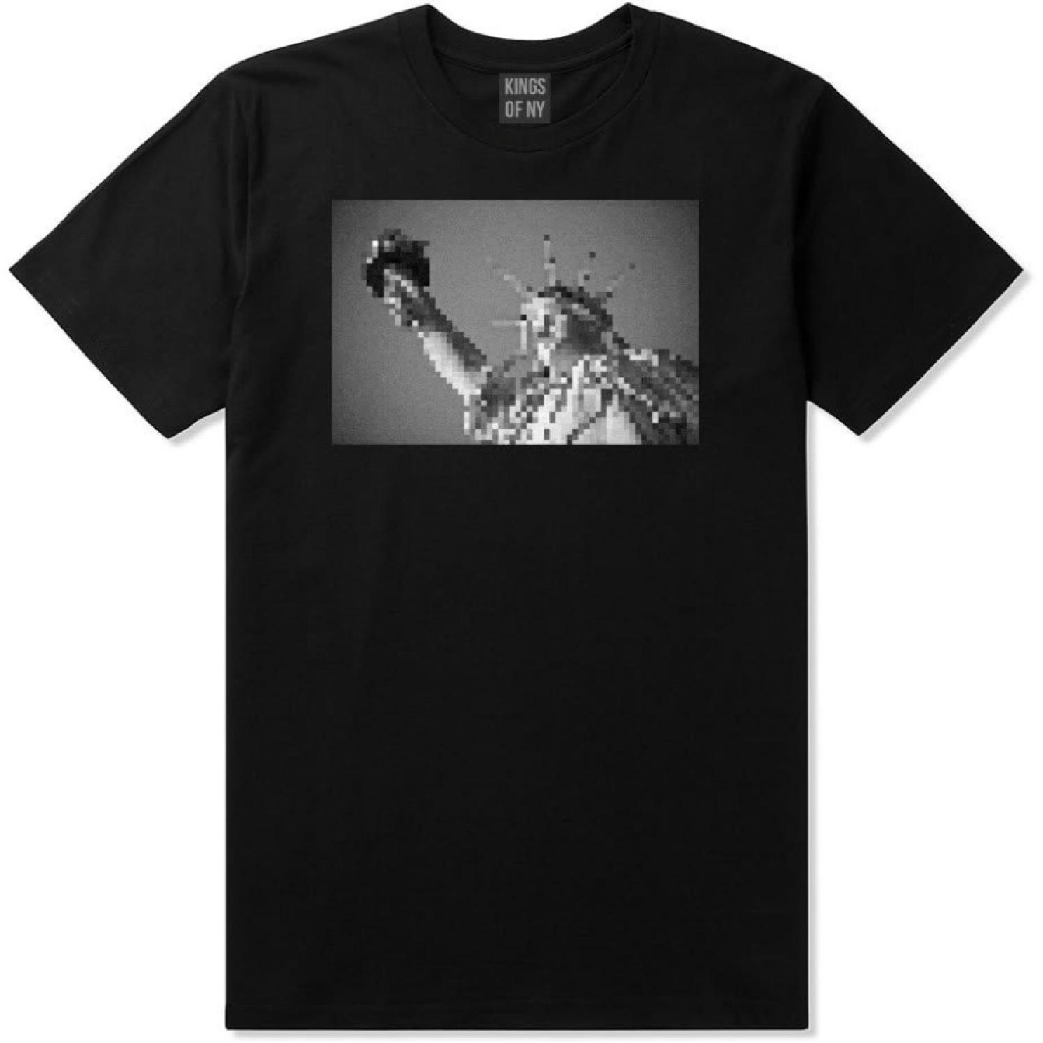 Kings Of NY Statue of Liberty Pixelated T-Shirt XXXXXL разноцветный