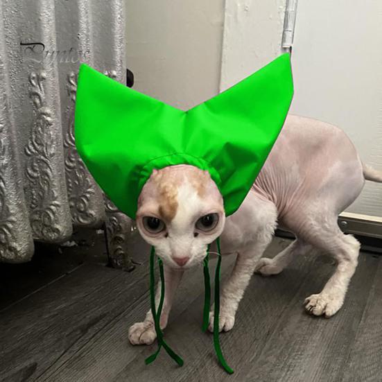 Cat Shower Cap Adjustable Waterproof Bathing Hat with Ear Cover Washing Bathing Raining Protection Cap for Cats