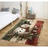 Christmas Rug Xmas Snowman Rug Christmas Area Christmas Carpet Cardinal Rug Snowman Design Rug Snow Rug Snowman Home Decor Rug