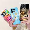 Clear For Xiaomi 14T Case Cover Luxury Cute Cat Fashion Flowers Funny Cool Painted Soft Phone Case 2406APNFAG
