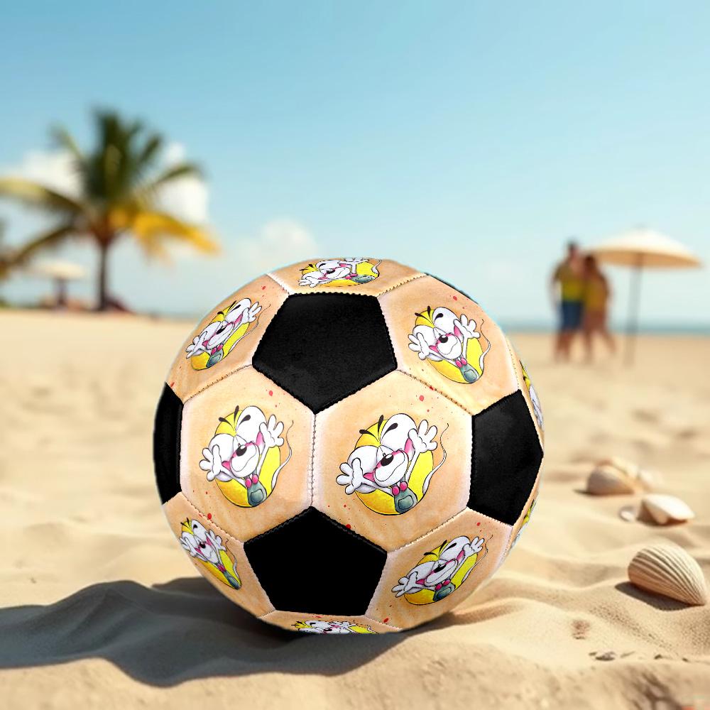 Diddl the Jumping Mouse Soccer Ball Colorful All Ages Machine Stitched PVC Competition Ready Durable High-Bounce.SIZE5