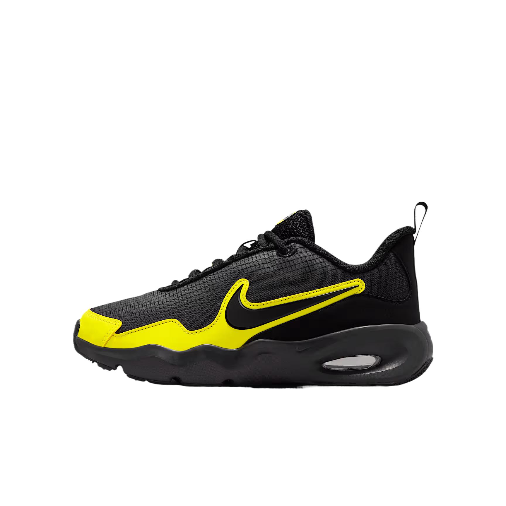 Nike Air Max Nova GS Black Sonic Yellow Kids Sneakers FN4446-009 36.5