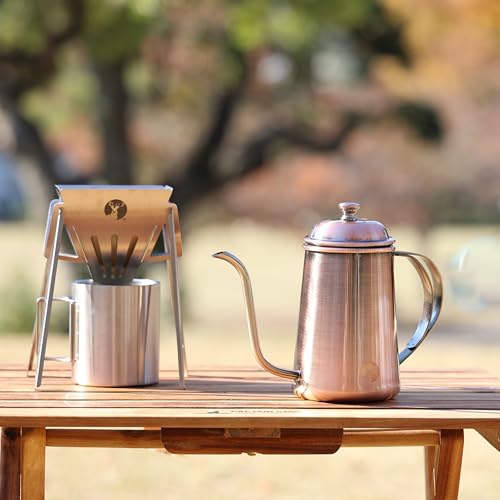 Captain Stag (CAPTAIN STAG) Coffee Pot, Argo, Bronze, UW-3578, 780ml Full Capacity