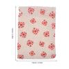 10Pcs Christmas Cotton Drawstring Bags Snowflake Pattern Candy Pouches Holiday Gift Wrapping Bags Small Fabric Candy Storage