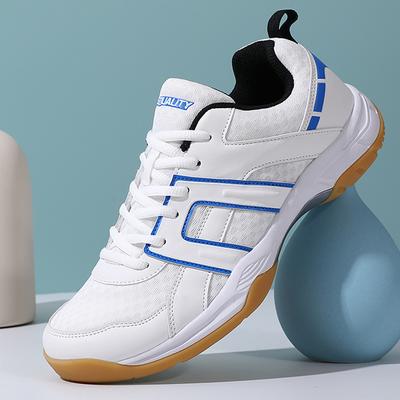 36-45 Couple Plus Size Anti Slip and Wear-resistant Tennis Shoes Badminton Shoes Table Tennis Shoes Sports Shoes