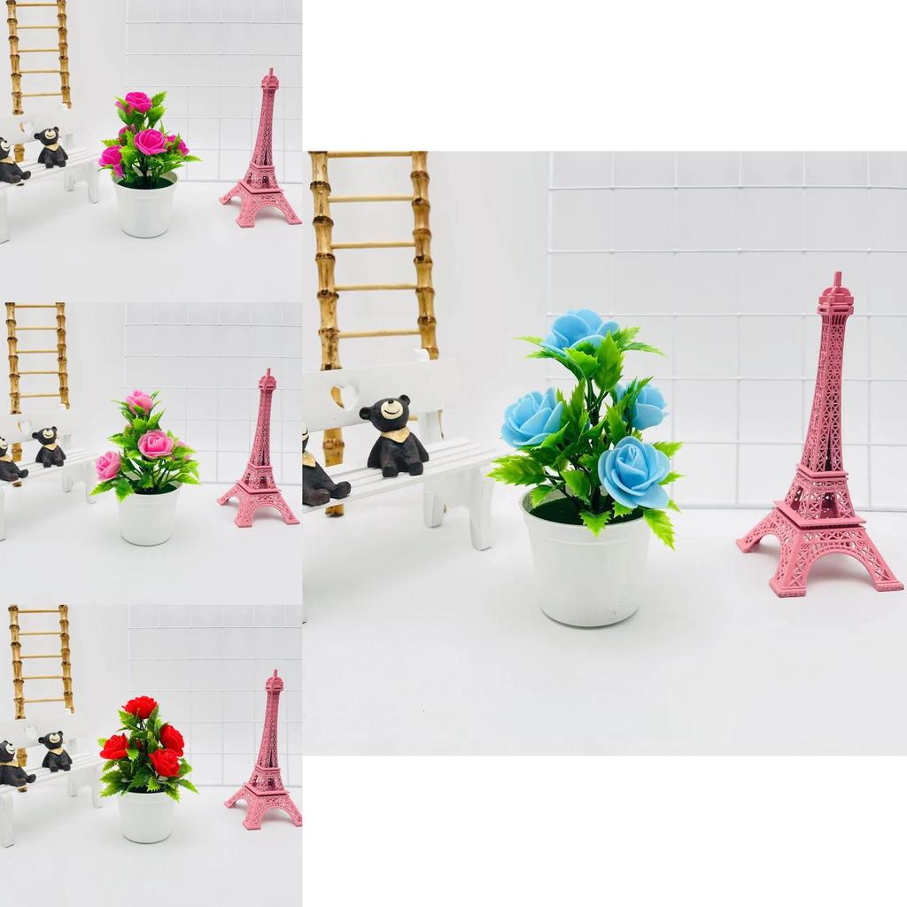 Artificial Rose Potted Plant For Wedding Photography And Home Decoration