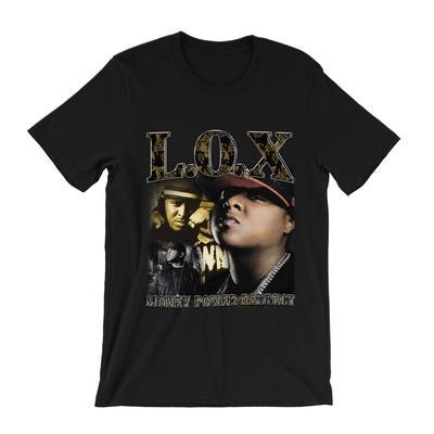 26 L.O.X. Money Power Respect T Shirt The Lox Syles P Jadakiss Sheek Louch D-Block Unisex T-Shirt