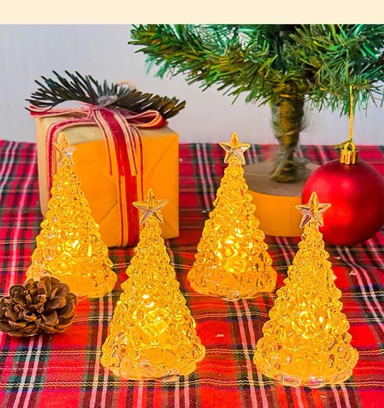 Christmas Starry Night Light Ornament for Holiday Decor and Gifts